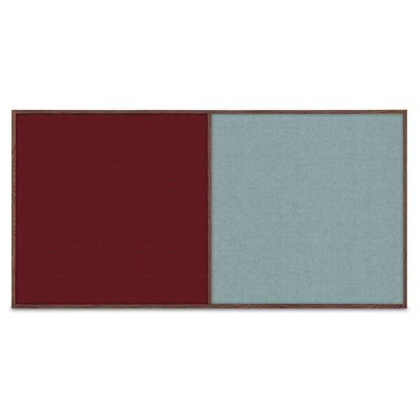 Enclosed Corkboard, 1 Door, 72"x48", 4" Fra